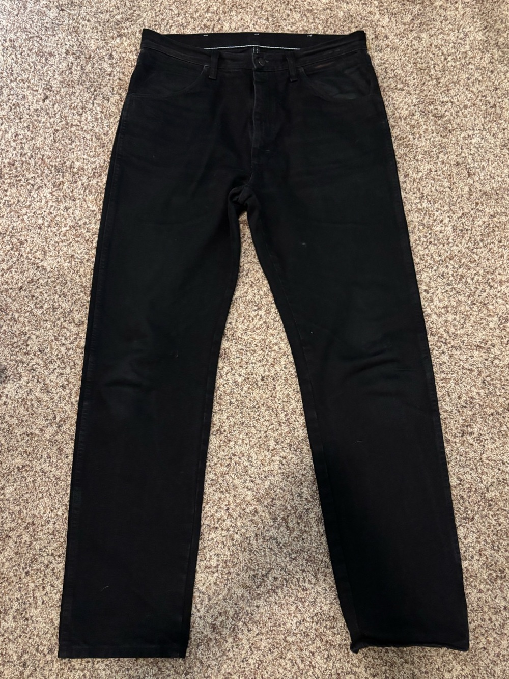 Rustler Men's Black Straight-Leg Jeans